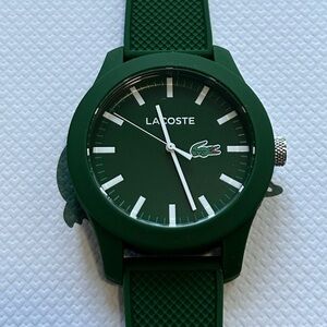 Lacoste Watch 43mm Green Face & Green Silicone Band